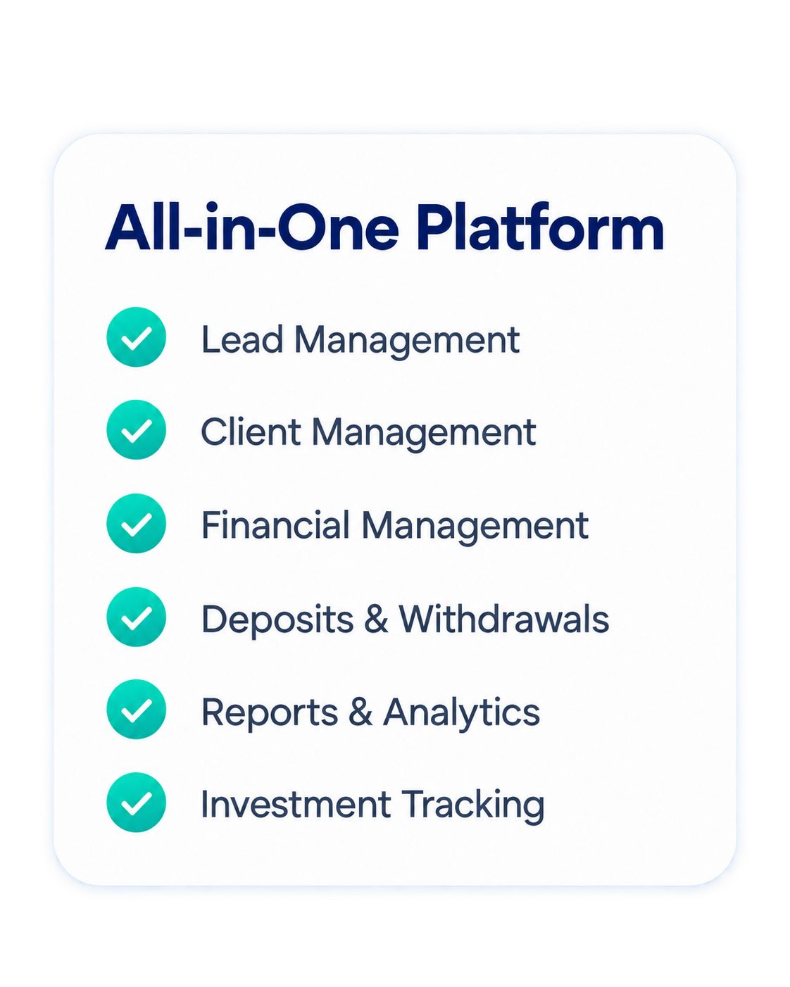 PROFIX platform features